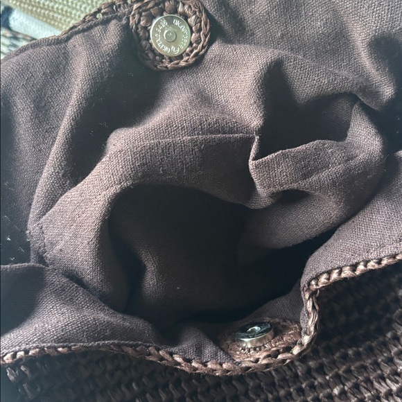 Tommy Bahama Dark Brown Woven Tote NWT - Picture 4 of 4